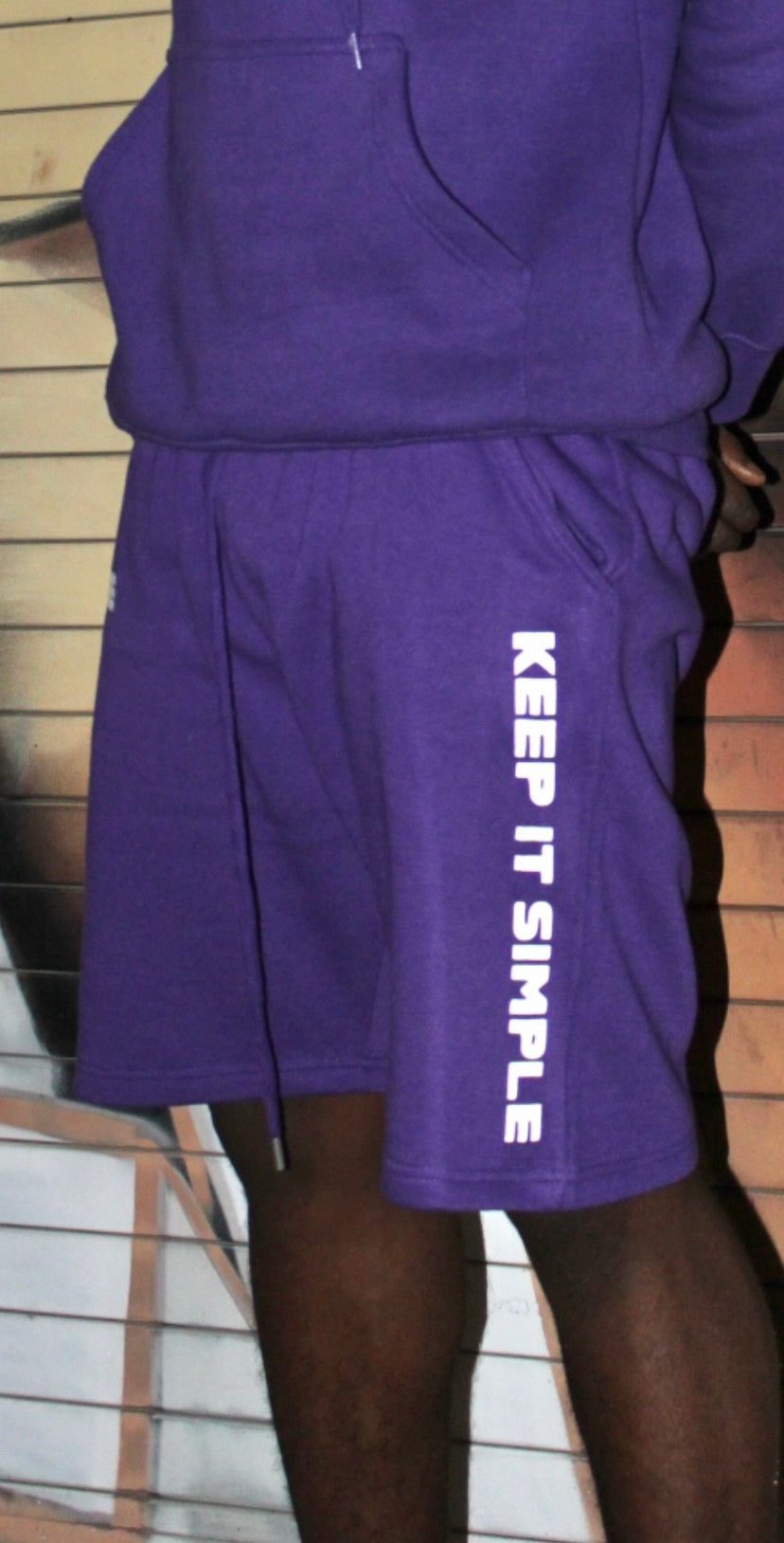 PURPLE "KEEP IT SIMPLE" SHORTS