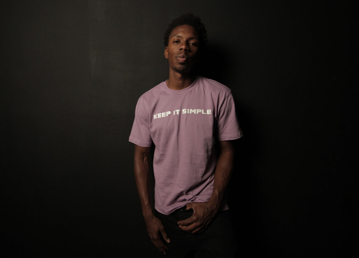 LAVENDER "KEEP IT SIMPLE" T-SHIRT