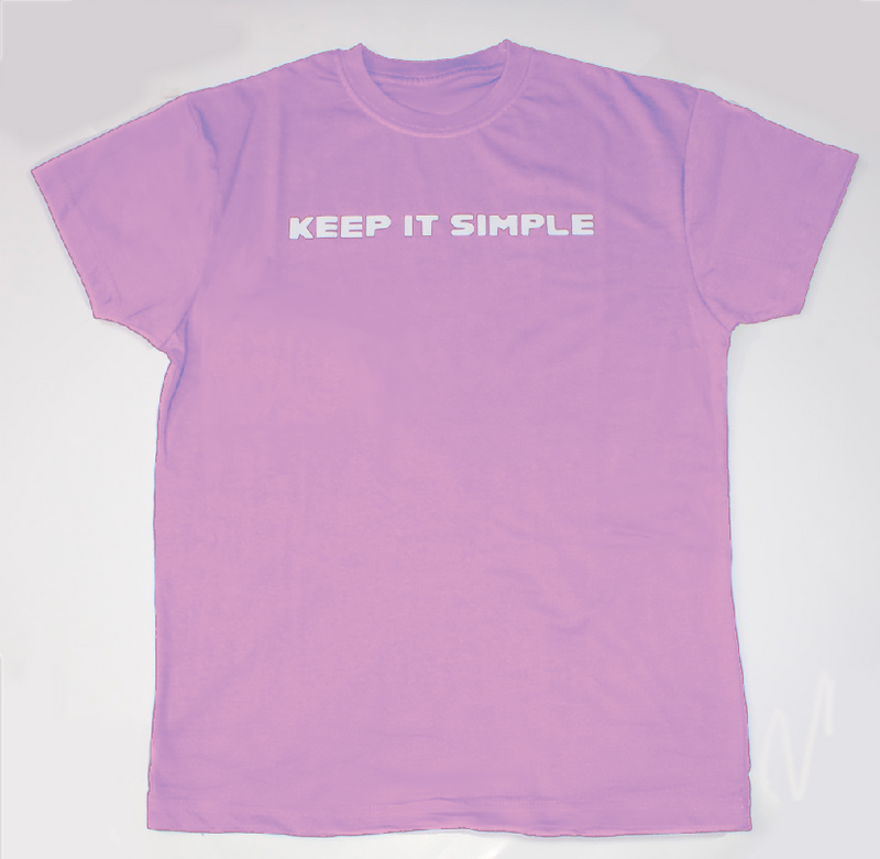 LAVENDER "KEEP IT SIMPLE" T-SHIRT