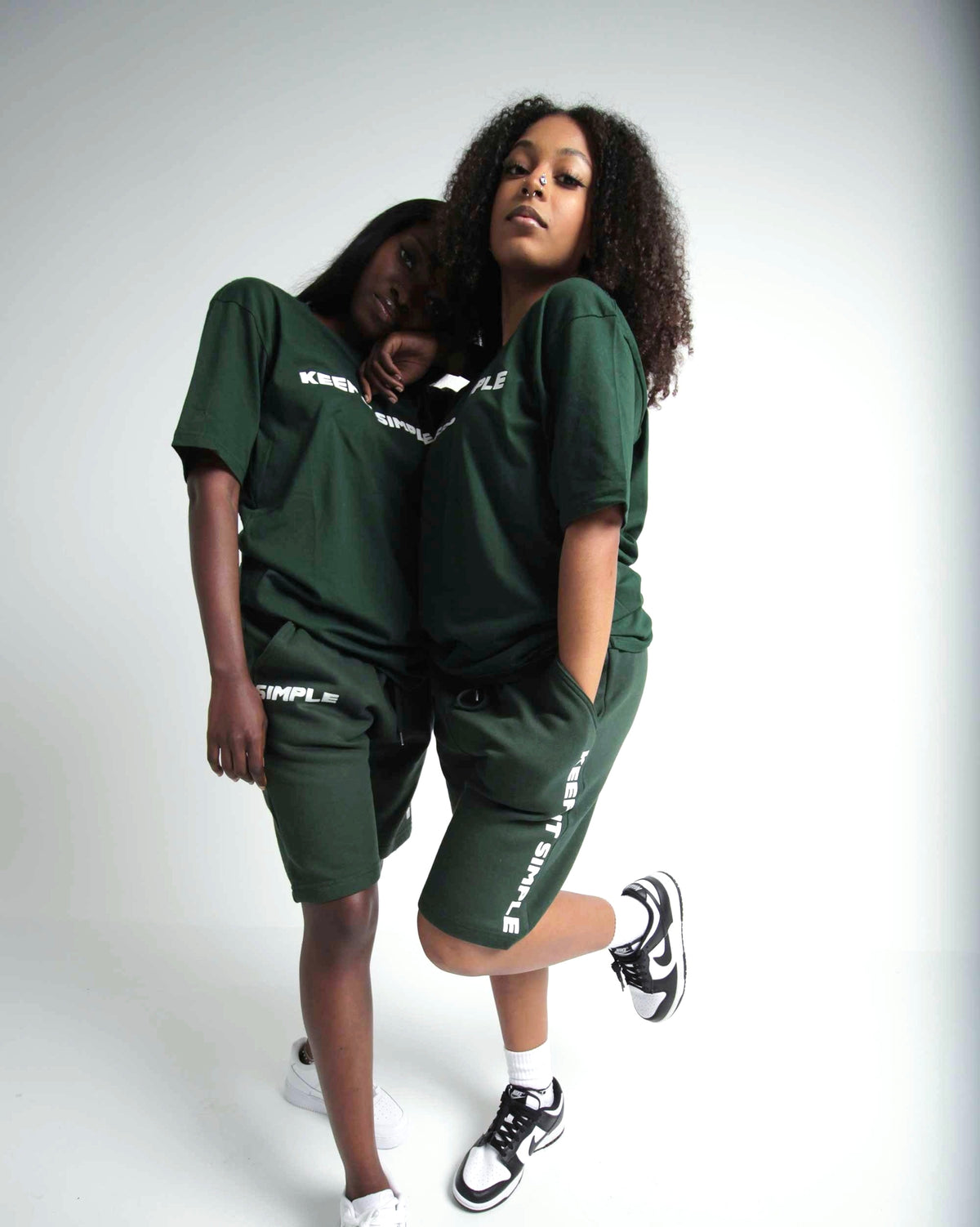 FOREST GREEN "KEEP IT SIMPLE" T-SHIRT