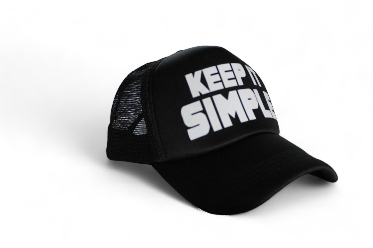 Black/White Keep It Simple Hat