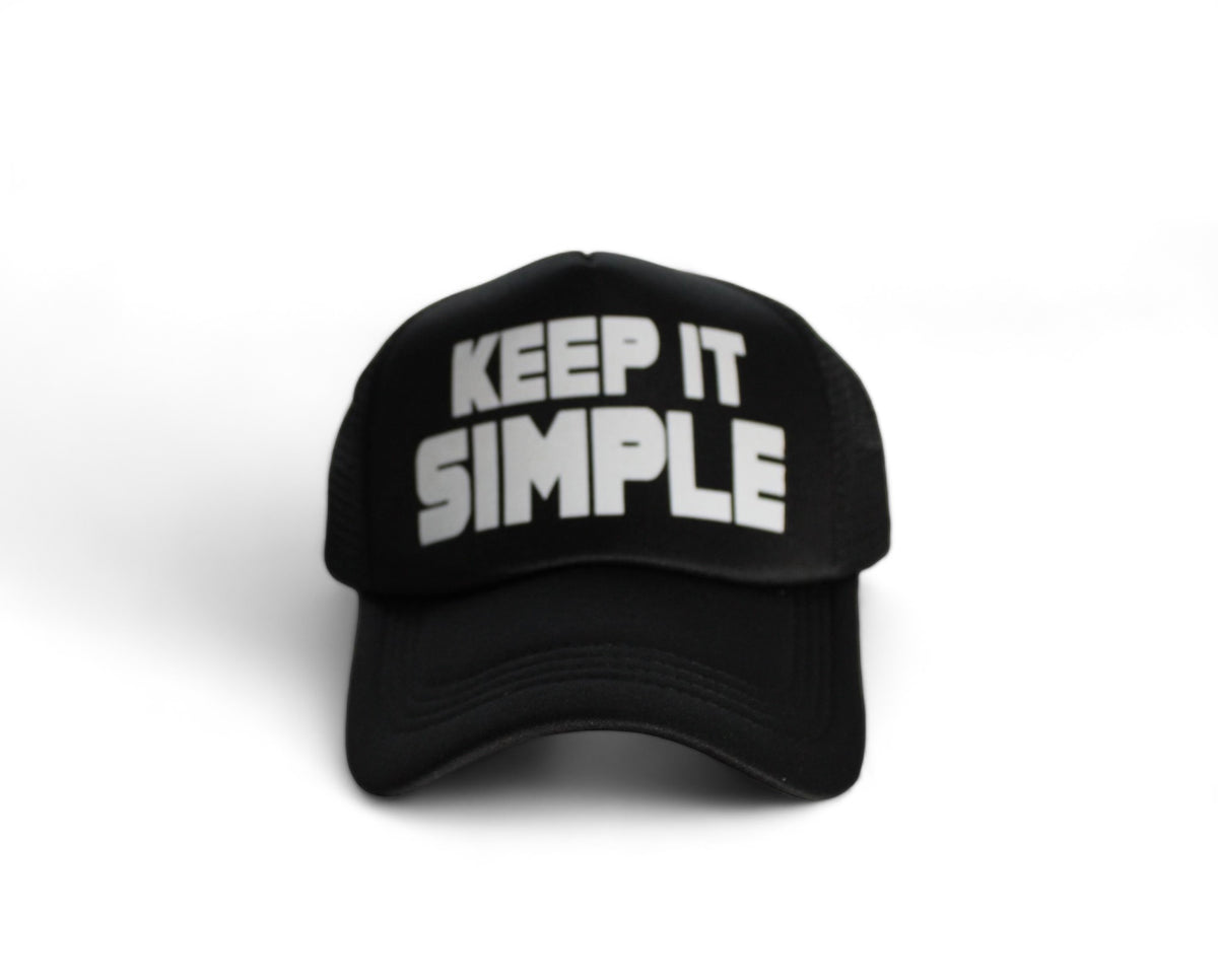 Black/White Keep It Simple Hat