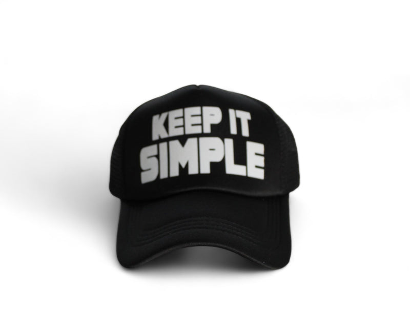 Black/White Keep It Simple Hat