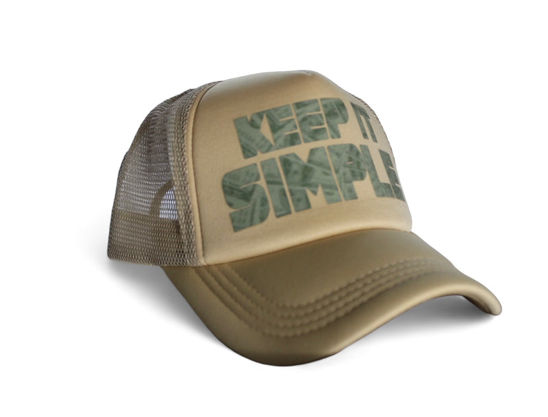 Beige/Green Keep It Simple Hat